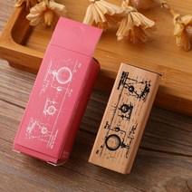 다이어리스탬프 꽃 도장 소녀 다꾸 숫자 나무 빈티지 고무 식물 꾸미기, 6 플라워걸-과학기기