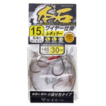 가마가츠 ID212 본석 와이어사괘 돌돔바늘채비, 17호, 1개