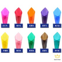 스테인드글라스유리 유리 스테인드글라스 DIY 조각 성당, 10장 컬러 스크레이퍼