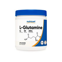 뉴트리코스트 L-글루타민 파우더 250g 50회분, 1개, 기본