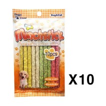 도기프랜드 먼치스틱껌 10p X10 / 칼라먼치껌 개껌, 솜솜마켓 1, 솜솜마켓 본상품선택