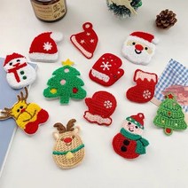 크리스마스 머리핀 눈사람 루돌프 산타모자 bb핀 앞머리핀 크리스마스 헤어장식 11종 세트