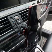 BMW 스마트폰 휴대폰 홀더 받침대 거치대 브라켓, 5시리즈 (F10) (블랙)