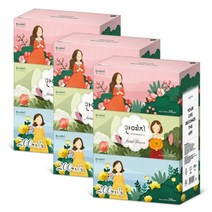 한예지 캐릭터 미용티슈 200매 3입, 3팩, 3개입