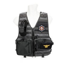 [에듀허브24] 소방요원 다목적 몰리웨빙 조끼 GRY