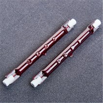1pcs 500w red r7 ir 적외선 할로겐 루비 야외 파라솔 히터 튜브 전구 램프, 없음