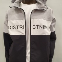 리트머스 SH05 앞판 레터링 오버핏 3색절개 후드점퍼 LN1JU032