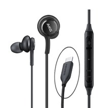 삼성 정품 C타입 AKG 갤럭시 S24 S23 S22 S21 S20 Z시리즈, 1개, 블랙
