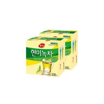 동서식품 현미 녹차 부드러운 향 회사 대용량 100개x1.3g, 130g, 100개입, 1개