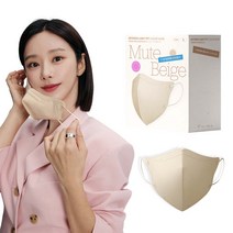 누이누아 아이테라 라이트핏 컬러마스크 대형, 25매입, 1개, 뮤트베이지(L)