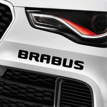 브라부스 자동차 흠집커버 글씨스티커 차량용데칼, 1개, 화이트