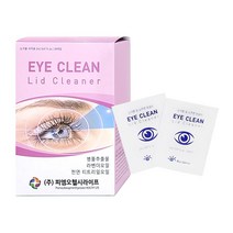 깨끗하고 건강하게 눈꺼플세정제 아이클리너 30매입 아이클린, 1box, 60ml