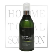 [미엘] 옴므 토탈 솔루션 300ml (스킨 + 로션 + 에센스 + 크림) 올인원 군인 군대 포맨 피부관리실전용 홈케어 사은품 시트팩6종 + 샘플6종 무료증정
