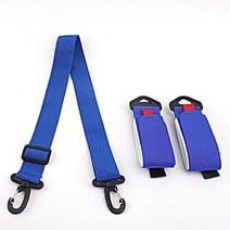 스노우 보드 데크 스노보드 데스페라도 바인딩 Snowboard Strap Adjustable Ski Pole Carrier Shoulder Sno, 02 파란