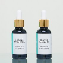 랑팡 유기농 100% 타마누 오일 비정제 1+1, 2개입, 30ml