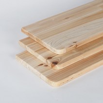 삼나무 원목 상판 240mm x 600mm, 2면라운딩