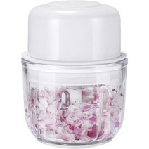 AYOTEE 무선 전기 소형 식품 다지기 마늘 채소 야채 과일 샐러드 다진 퓌레 주방 1컵 250ML BPA 무료 흰색용 미니 푸드 프로세서, 300ml, 하얀