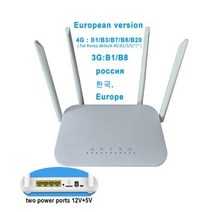 유심라우터 국내포켓와이파이 lc117 4g cpe 라우터 sim 카드 핫스팟 cat4 32 사용자 rj45 wan lan 무선 모뎀 lte wifi 라우터, 나는 버전