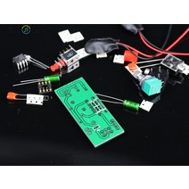 헤드폰앰프 미니앰프 dac 오디오 신형 배터리 버전 RA1 듀얼 채널 미니 헤드폰 파워 앰프 DIY 세트, 한개옵션0