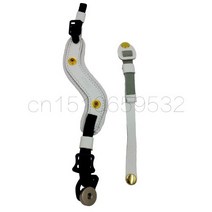 DSLR 카메라 리얼 가죽 그립 손목 스트랩 소프트 핸드 캐논 5D4 5D3For Nikon D850 D800 D5000 D3200, WHITE