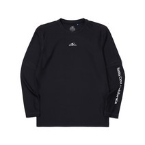 오닐 플레이 스탠다드핏 롱슬리브 레쉬가드 긴팔 블랙, 블랙 OMTRM2559-199@#L