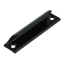 터닝도어손잡이 알루미늄 합금 도어 핸들 백 투 싱글 유리 노브 풀러 욕실 샤워 캐비닛 홈 하드웨어, 04 C Black 9x2cm