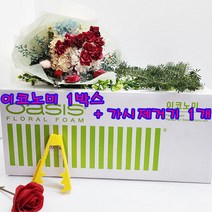 (샤인 몰) 플로랄폼 오아시스 이코노미 20개 1박스 +가시제거기 1개 /꽃꽃이수반/가시줄기정리