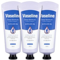 바세린 풋크림 60ml / 대용량 발크림 풋케어 딥 모이스처 3~5개, 60g, 3개