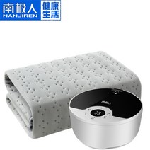 1인용온수매트 캠핑용 온수매트 침대 남극 이중 물 순환 단일 안전 가정용 온도 조절기, 똑똑한 음성 원격 제어 단 하나 산호 양털 직물