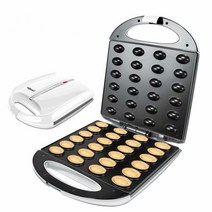 땅콩빵기계 계란빵틀 커피콩빵 호두과자 홈베이킹, 화이트 - 6086 (1500W)