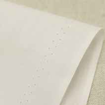 50수 면 100 - 화이트 (0812 - 9) 가벼운 두께감의 원단