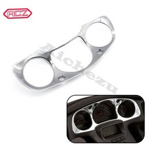 모터사이클 액세서리 크롬 속도계 혼다 골드윙 GL1800 2001 2011커버, 없음