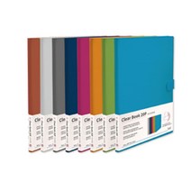 인디 가띠 크리어북 가죽느낌 고급스러운디자인 카페, 1개, 남색