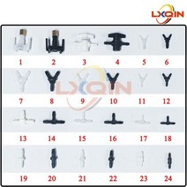 3d 프린터 수리 보드 호환 LXQIN 20pcs 에코 솔벤트/UV 잉크 호스 커넥터 Mimaki Mutoh Gongzheng Allwin 잉크젯 튜브 파이프 댐퍼, CHINA, 11