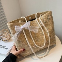 그린리프 라탄 숄더백