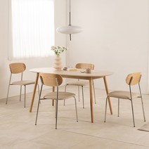 리바트 리네트 1600 타원형 식탁세트 헤이베체어4, F세트