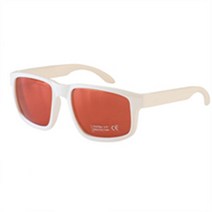 난니니 NYC-ONE 컴팩트 선글라스 12가지색상, Glossy White-Red