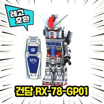 [큐브월드 ] 레고호환 로보트 캐릭터 컬렉션 블록 미니피규어 중국레고, 18. 건담 RX-78-GP01