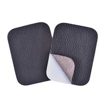 가죽스티커 쇼파 의자 보수 16X12cm 2장1세트, 다크브라운