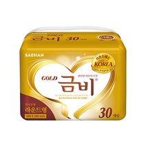 금비 남녀공용 소변패드 라운드형(프리미엄) 성인용 기저귀, 30매, 2팩