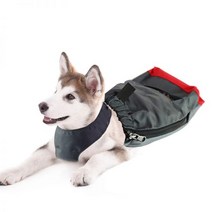 강아지휠체어 애견 강아지 보조기 의족 보호대 애완 동물 휠체어 도보 캐리어 가방 애완견 약한 마비 마모-장애인 뒷다리 산책 도우미를위한 저항 드래그 백, XXS