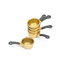 파스텔크래프트 미니어처소품 청동색 미니긴냄비(5개입) 4*2cm J-05-455