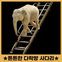 안전사다리 일자사다리 알루미늄 안전계단 철제 복층 다락방, 실버, 10단 (2.4 -2.7 m)