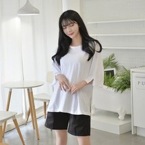 바보사랑 지앤제이 무지 가오리 티셔츠 (2colors) 유니폼 반티.지엔제이커머스