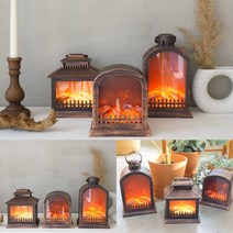 미니 불멍 LED 조명 미니 손잡이 직사각 불멍 66 벽난로무드등 벽난로램프, 미니 손잡이 라운드 불멍 (61)