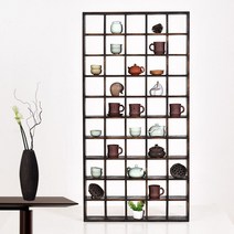 아트미니 40종택1 다기장 다완장 찻장 그릇장 주방장식장 다기 보관함, 29_64x14x64cm