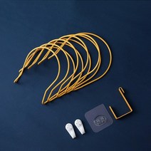 마벨인홈 생활편리 간편 모자걸이 가방 행거 후크, 2세트, 옐로우