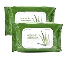 엔프라니 네추어비 알로에 오일클렌징티슈 60+60매, 1세트