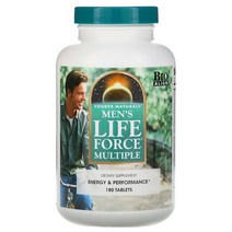 소스 네츄럴스 남성용 라이프 포스 멀티플 180정 Source Naturals Mens Life Force Multiple 180 tablet, 1개