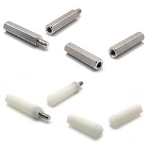 지지대 볼트 너트 모니터암 PCB 기판 서포터 연결 관통 브라켓 배사연장볼트 육각스페이서, 3. 지지대볼트(플라스틱), M3, 15mm